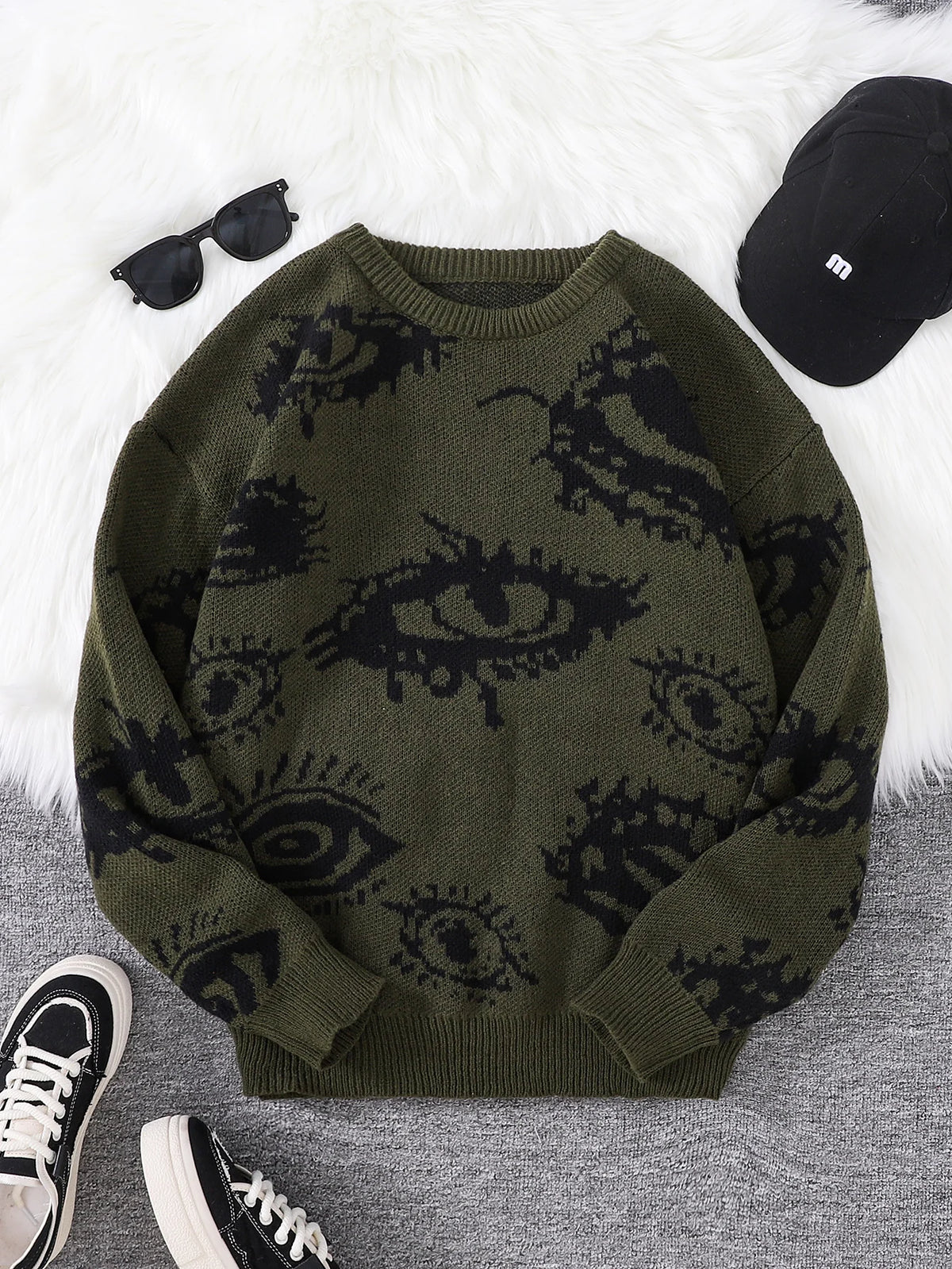Abstract Eye Pullover Unisex