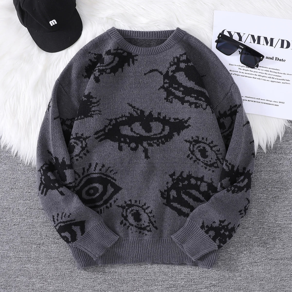 Abstract Eye Pullover Unisex
