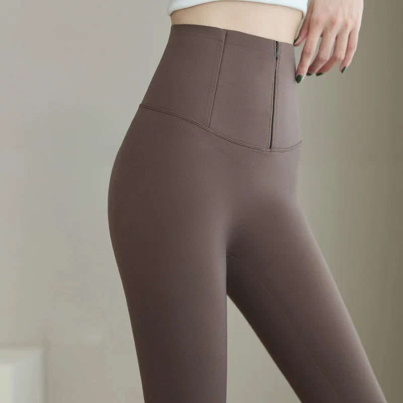 Super-slimming warm leggings