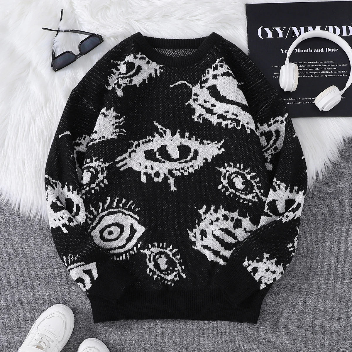 Abstract Eye Pullover Unisex