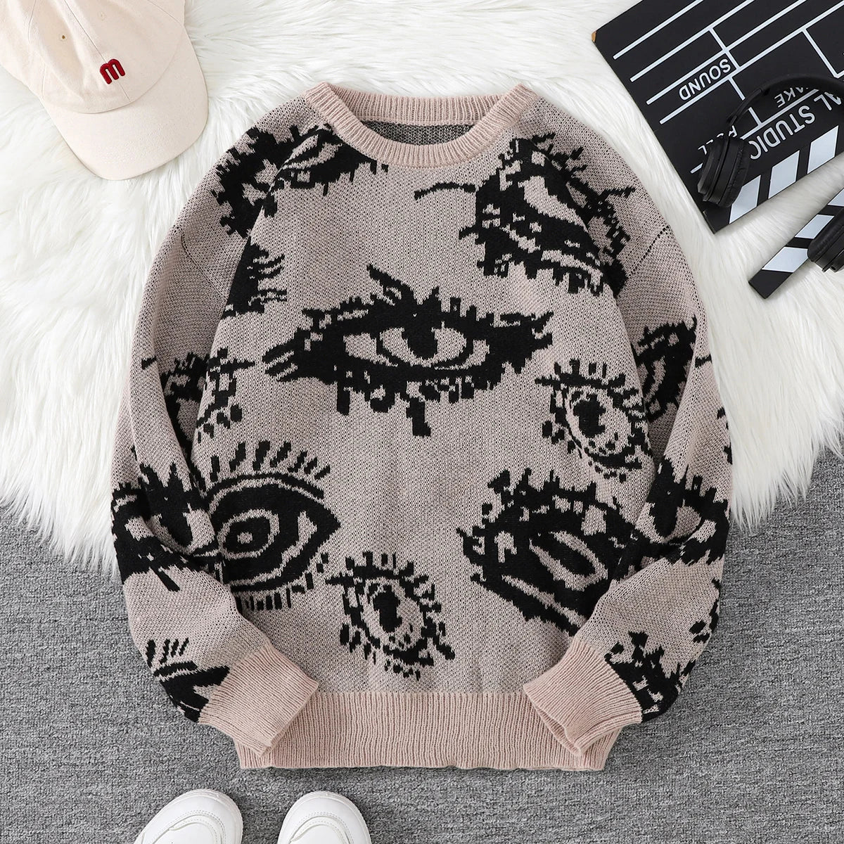 Abstract Eye Pullover Unisex