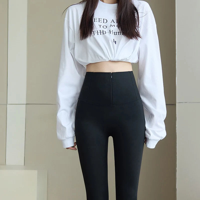 Super-slimming warm leggings