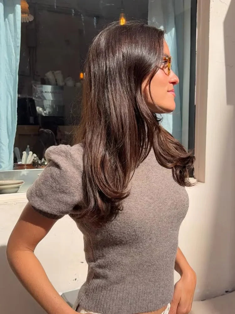 High-neck sweater